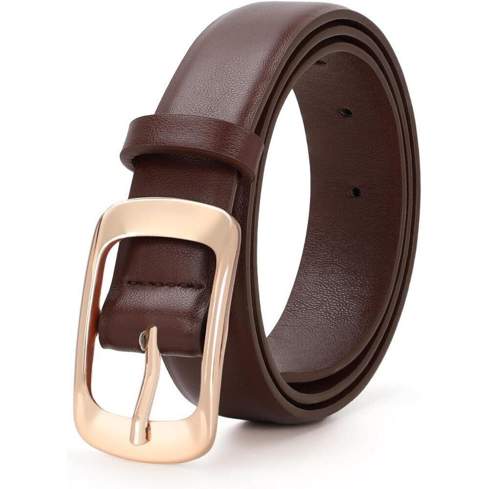Women Leather Belts Faux Leather Size S-XL for Jeans & Dresses Stylish
